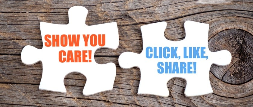 Like Click and Share